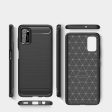 Samsung Galaxy A03s Tech-Protect Fleksibelt Plastik Carbon Cover - Sort Sale