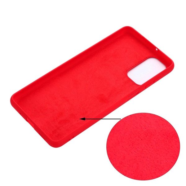 Samsung Galaxy M52 (5G) Liquid Silikone Cover - Rød Fashion