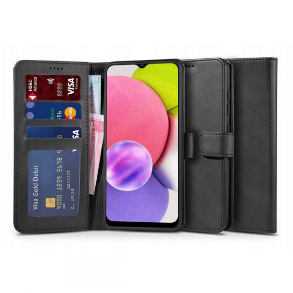 Samsung Galaxy A03s Tech-Protect Wallet 2 med Pung - Sort For Cheap