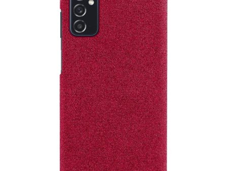 Samsung Galaxy M52 (5G) Ultra KSQ Stof Plastik Cover - Rød Hot on Sale