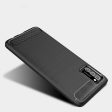 Samsung Galaxy A03s Tech-Protect Fleksibelt Plastik Carbon Cover - Sort Sale