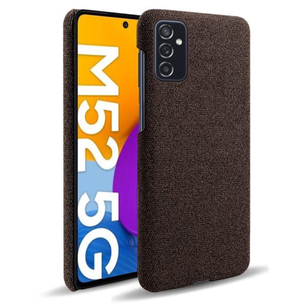 Samsung Galaxy M52 (5G) Ultra KSQ Stof Plastik Cover - Brun Cheap