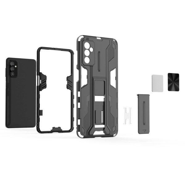 Samsung Galaxy M52 (5G) Håndværkercover m. Kickstand - Sort Online