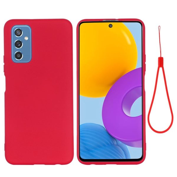 Samsung Galaxy M52 (5G) Liquid Silikone Cover - Rød Fashion