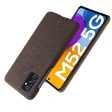 Samsung Galaxy M52 (5G) Ultra KSQ Stof Plastik Cover - Brun Cheap