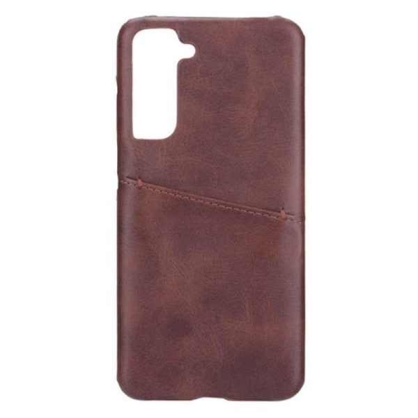 Samsung Galaxy S21 FE (5G) GEAR Onsala Collection Læder Cover m. Kortlomme - Brun on Sale