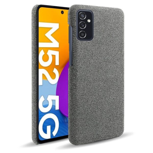 Samsung Galaxy M52 (5G) Ultra KSQ Stof Plastik Cover - Mørkgrå Hot on Sale