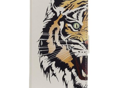 Motorola Moto E7 Power   E7i Power Læder Cover m. Pung - Tiger Fashion