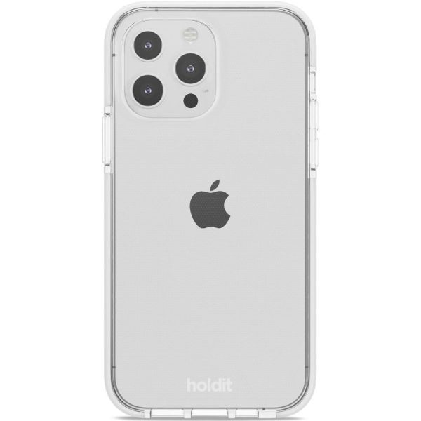 Holdit iPhone 13 Pro Seethru Case - White For Cheap