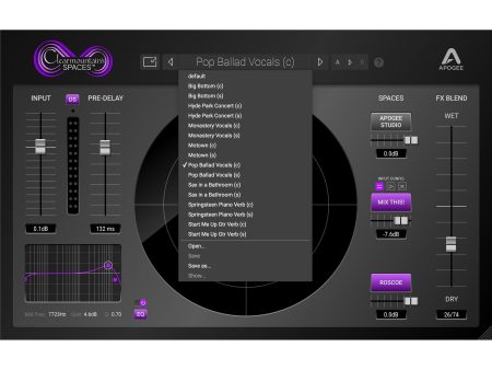 Apogee Clearmountain s Spaces Online now