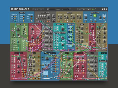 Applied Acoustics System Multiphonics CV-2 Modular Synthesizer Virtual Instrument Online now