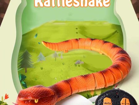 Novelty RC Snake Rattlesnake Infrared Remote Control Robot Animal Toy With USB Cable Funny Terrifying Kids Joke Gift For Cheap