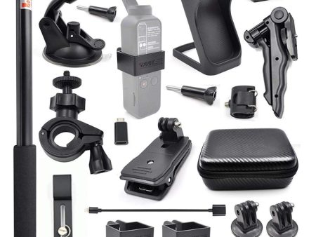 STARTRC OSMO Pocket Handheld Gimbal Mobile Phone Tripod Mount Stand 21 In 1 Expansion Accessories Kit For DJI OSMO Pocket Camera For Cheap