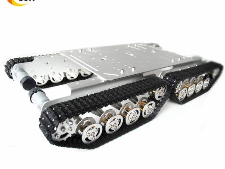 DOIT TS600 4WD Shock Absorber Tank Chassis with Aluminum Alloy Frame for Experiment Platform for Arduino Robot Project Discount