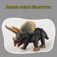 Moving Walking Roaring Dinosaur Remote Control Electronic Light Sound Kids Toy Halloween Gifts Supply