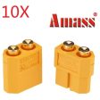 10 Pair Amass PCB Dedicated XT60-P Plug Connector Male & Female for PCB Board Supply