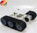 SZDOIT Metal Smart Mini TP100 Crawler Robot Tank Chassis Kit With 2pcs DC Motor DIY For Arduino Education Toy Free Acrylic Panel Hot on Sale