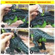 Remote control dinosaur spray laying eggs Tyrannosaurus Rex Dinosaur Model Toys Animal Action Figure Toy For Kids Gifts Supply