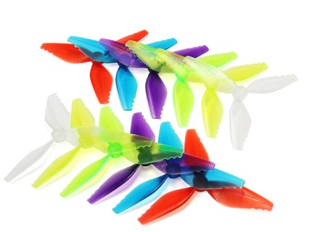 10 Pairs Racerstar Fish Bone 5041 3 Blade Racing Propeller for Racing For Cheap