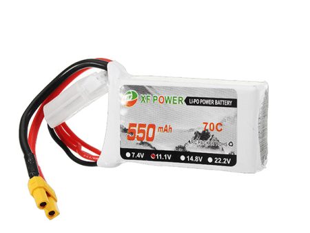 XF Power 11.1V 550mAh 3S 70C Lipo Battery XT30 Plug Sale