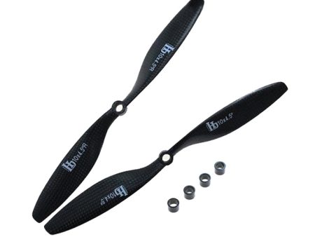 1 Pair HJ 1045 10 Inch 1.0x1.5x2 2-blade CW CCW Propeller for RC Drone Multirotor Hot on Sale