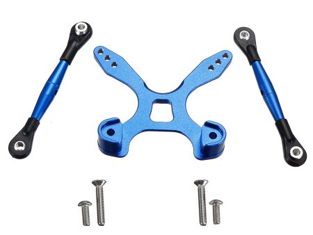 1 Set Aluminum Rear Tie Rods Arms + Stabilizer for TRAXXAS GT4-TEC 2.0 83056-4 RC Car Parts Fashion