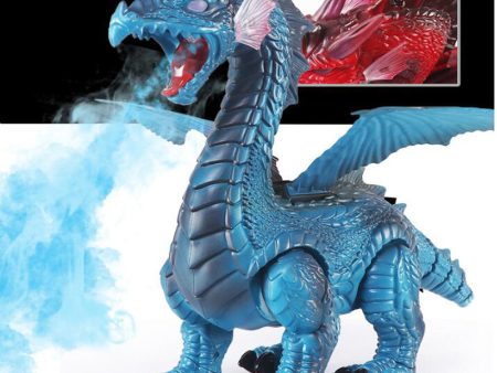 Remote Control Animal Toy Spray Dinosaur Remote Control Ice Dragon Fire Dragon Will Spray Fire Dragon Simulation Animal Model For Sale