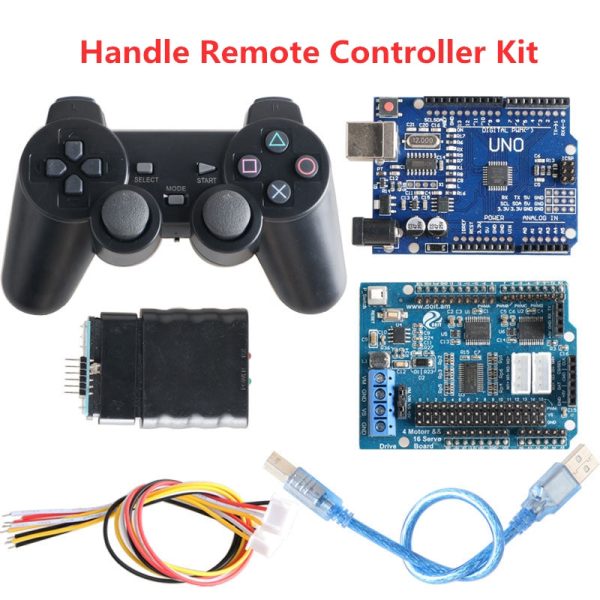 Bluetooth WiFi Handle Car Chassic Smart Robot Arm Controller Kit Motor Driver Board UNO Board WiFi Bluetooth Module Handle Online now