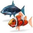 Remote Control Shark Toys Air Swimming Fish Infrared RC Air Balloons inflatable RC flying Air Plane Kids Toys Fashion