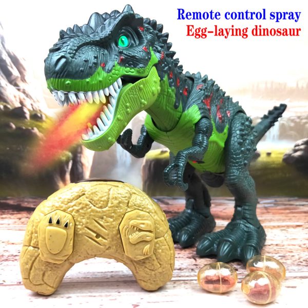 Remote control dinosaur spray laying eggs Tyrannosaurus Rex Dinosaur Model Toys Animal Action Figure Toy For Kids Gifts Supply