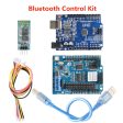 Bluetooth WiFi Handle Car Chassic Smart Robot Arm Controller Kit Motor Driver Board UNO Board WiFi Bluetooth Module Handle Online now