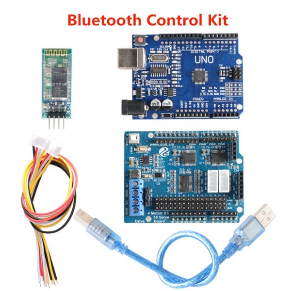 Bluetooth WiFi Handle Car Chassic Smart Robot Arm Controller Kit Motor Driver Board UNO Board WiFi Bluetooth Module Handle Online now