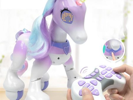 Creative Electric Smart Horse Remote Control Unicorn Children s New Robot Touch Induction Electronic Pet Educational Toy Supply