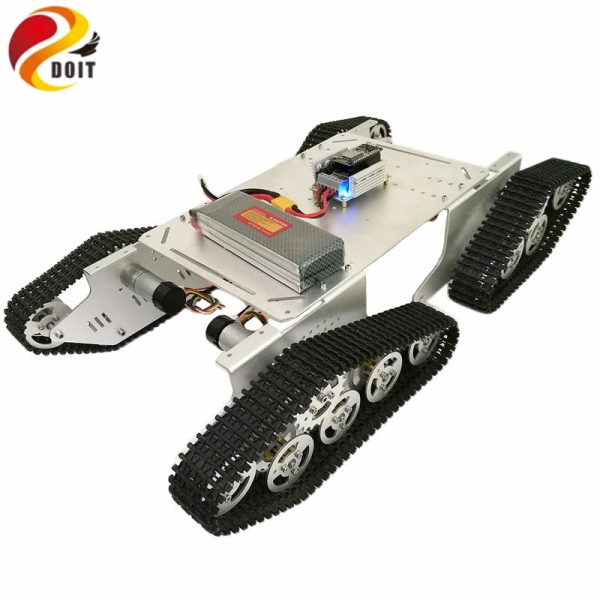 DOIT Metal Smart Tank Chassis T900 with ESP8266 and WiFi Video Remote Control Transmission for VR Shoot RC Tank Toy Discount