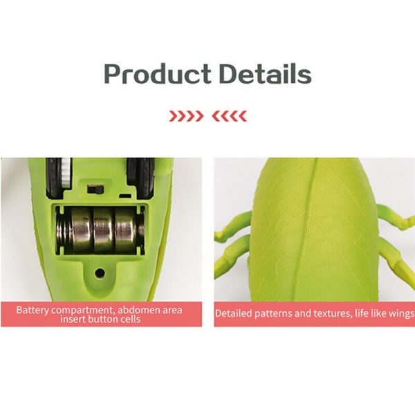 Infrared RC Remote Control Realistic Mini Mantis Insect Scary Trick Toy Simulation Animal Funny Prank Kids For Children Toy Gift Online now